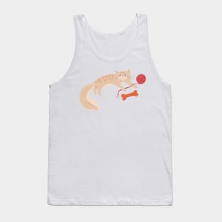 Curious cat Tank Top